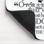 Zitat Henrys V Mousepad (Ecke)