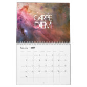 Zitat-Hipsterzitate der Raumgalaxie inspirational Kalender (Feb 2027)