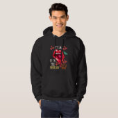 Zitat Ich bin das Problem. Ich bin 7 Hoodie (Vorne ganz)