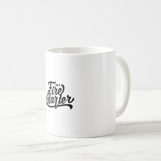 Zitat - Ich bin ein Feuerwehrmann - hell Kaffeetasse (VorderseiteRechts)