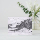 Zitat "Ich enthalte Multitudes" mit Ihrem Foto Postkarte (Stehend Vorderseite)