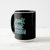 Zitat, ich spreche Fluent Sarcasm Tasse (Vorderseite Links)