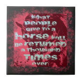 Zitat II - Foto Fliese (Vorderseite)