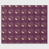 Zitat III - Stolz und Vorurteile - Niedlicher Stil Geschenkpapier (Flach)