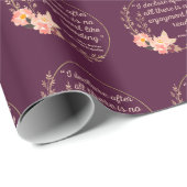 Zitat III - Stolz und Vorurteile - Niedlicher Stil Geschenkpapier (Rolleneckpunkt)