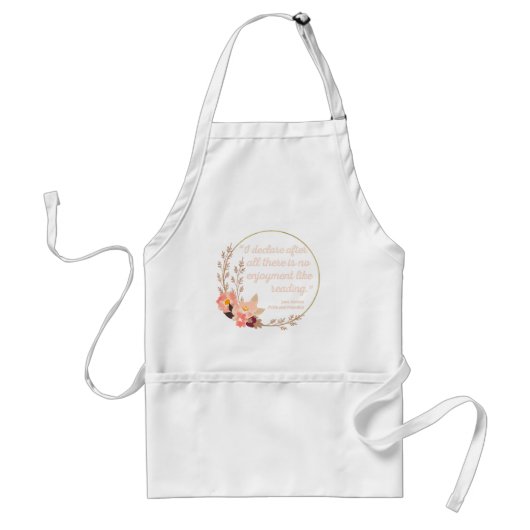 Zitat III - Stolz und Vorurteile - Niedlicher Stil Schürze (Vorne)