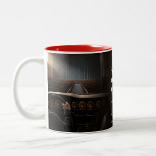 Zitat in einem leeren Theater anzeigen Buchzitat Zweifarbige Tasse