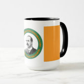 Zitat James Connolly - irische Flagge - Tasse (VorderseiteRechts)