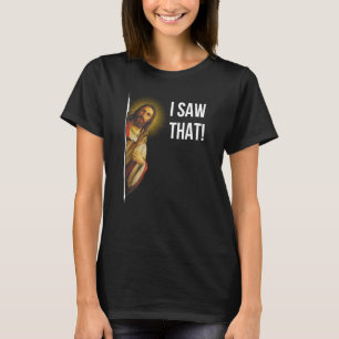 Zitat Jesus Meme Ich sah, dass Christlich T-Shirt