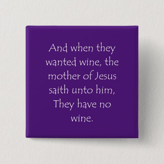 Zitat John 2 3 Button (Vorderseite)