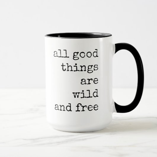 Zitat Kaffee Tasse, alles Gute Tasse (Rechts)