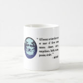 Zitat-Kaffee-Tasse Aristoteles philosophische Kaffeetasse (Mittel)