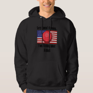 Zitat Kickball Ball Sport Hoodie