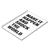 Zitat Kunsterfolg Tipps zum Worttext Kunst Notizblock (Linke Seite)