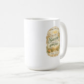 Zitat Kunstwerk Kaffeetasse (VorderseiteRechts)