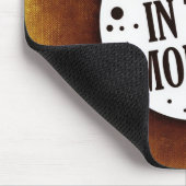 Zitat "Leben im Moment" Mousepad (Ecke)