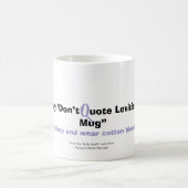 Zitat Leviticus bei mir nicht - Funny Mug Kaffeetasse (Mittel)