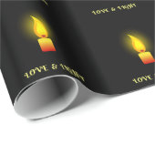 Zitat "Liebe und Licht" Geschenkpapier (Rolleneckpunkt)