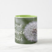 Zitat Liebe Versage Dandelion 1 Korinther 13 Tasse (Zentrum)