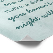 Zitat macht ein Plakat (Ecke)