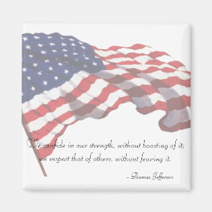 Zitat-Magnet KRW Thomas Jefferson Magnet