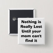 Zitat, Mamma, parenting Button (Vorne & Hinten)