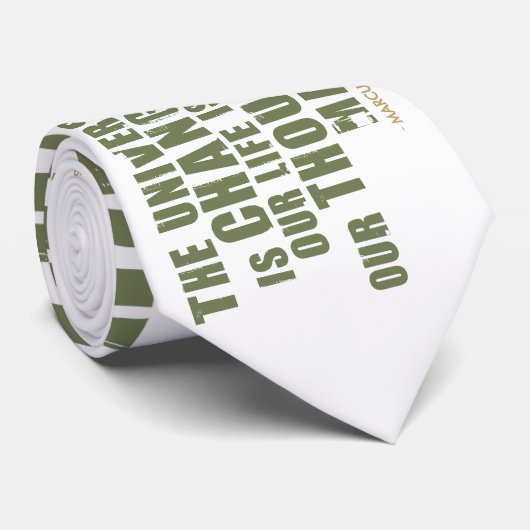 Zitat Marcus Aurelius Antoninus Krawatte (Gerollt)