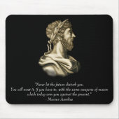 Zitat Marcus Aurelius Mousepad (Vorne)