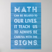 Zitat - Math Poster (Vorne)