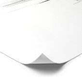 Zitat Minimaler Maritimer Wandkunstposter Poster (Ecke)