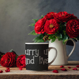 Zitat minimalistisch grau stoisch kaffeetasse