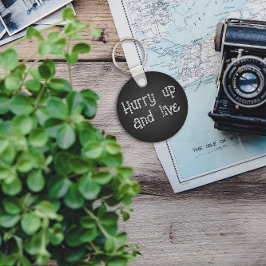 Zitat minimalistisch grau stoisch schlüsselanhänger