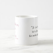 Zitat mit der Mitteilungs-"Liebe" Tasse (Mittel)
