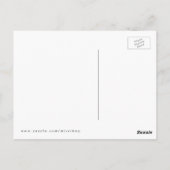 Zitat mit Howling Wolf Aquarellbilder Postkarte (Rückseite)