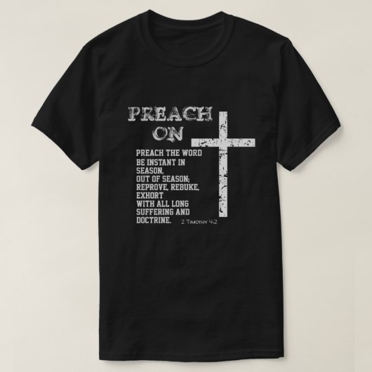 Zitat mit KJV 2 Timothy Scripture T-Shirt (Design vorne)