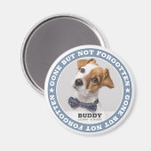 Zitat Modernes Foto-Beileid für Haustiere Achtung Magnet (Vorderseite/Rückseite)