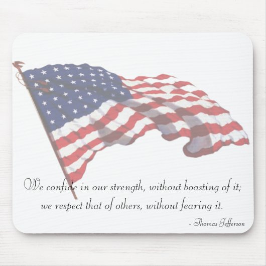 Zitat Mousepad KRW Thomas Jefferson (Vorne)