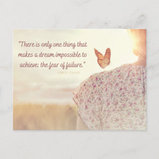 Zitat nach Karte Angst vor dem Scheitern