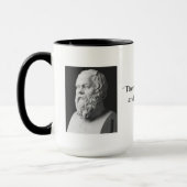Zitat-Philosophie-Kaffee-Tasse SOCRATES Tasse (Links)