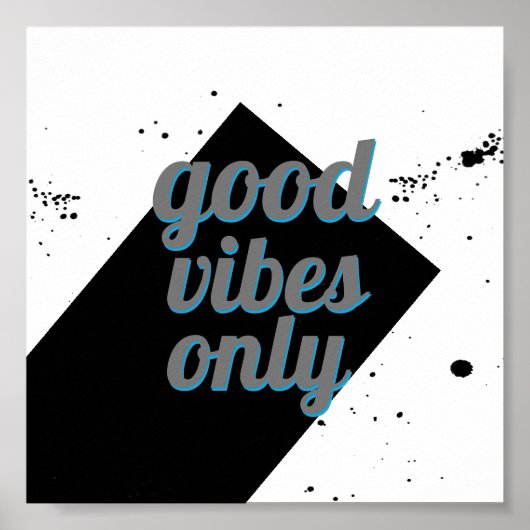 Zitat Plakat gute Gesänge nur modern kühl (Vorne)