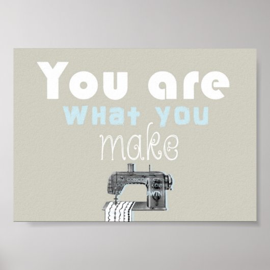 Zitat-Plakat Poster (Vorne)