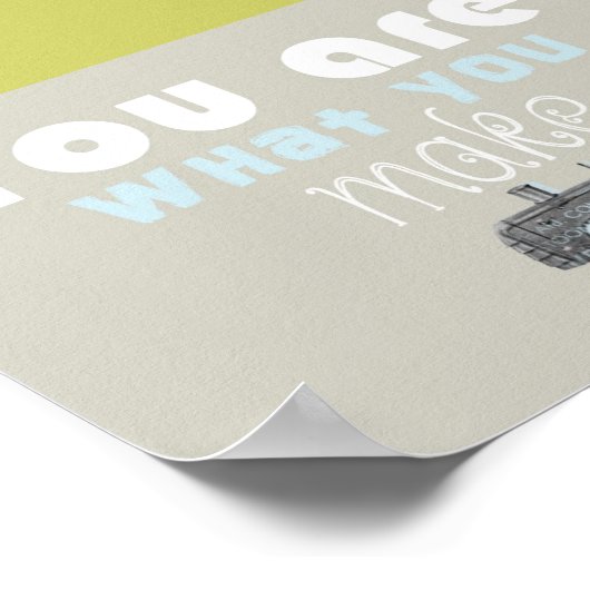 Zitat-Plakat Poster (Ecke)