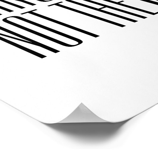 Zitat-Poster "Change the Plan" Poster (Ecke)