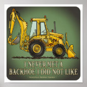 Zitat-Poster für Backhofen Poster (Vorne)