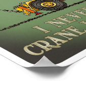 Zitat-Poster für Großkrane Poster (Ecke)