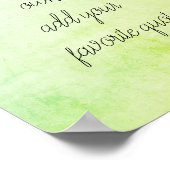 Zitat-Poster kreieren Sie Ihr eigenes beängstigend Poster (Ecke)