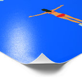 Zitat-Poster mit Inspiration Fotodruck (Ecke)