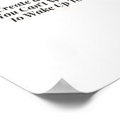 Zitat-Poster mit Inspiration -"Leben schaffen Poster (Ecke)