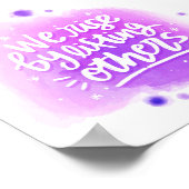 Zitat-Poster mit Inspiration Poster (Ecke)