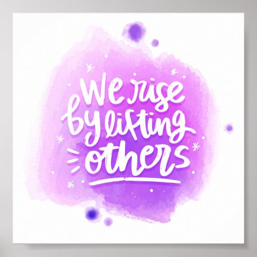 Zitat-Poster mit Inspiration Poster (Vorne)